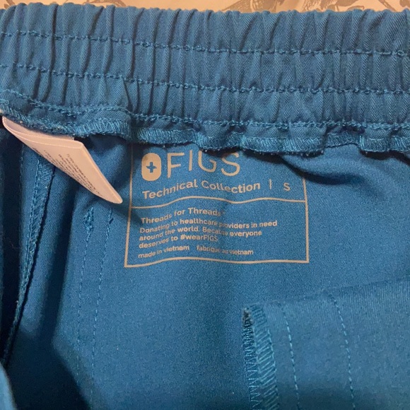 FIGS Alps Blue Yola Scrub Pants S - Picture 3 of 4